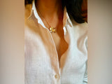 Flutter Gold Pendant