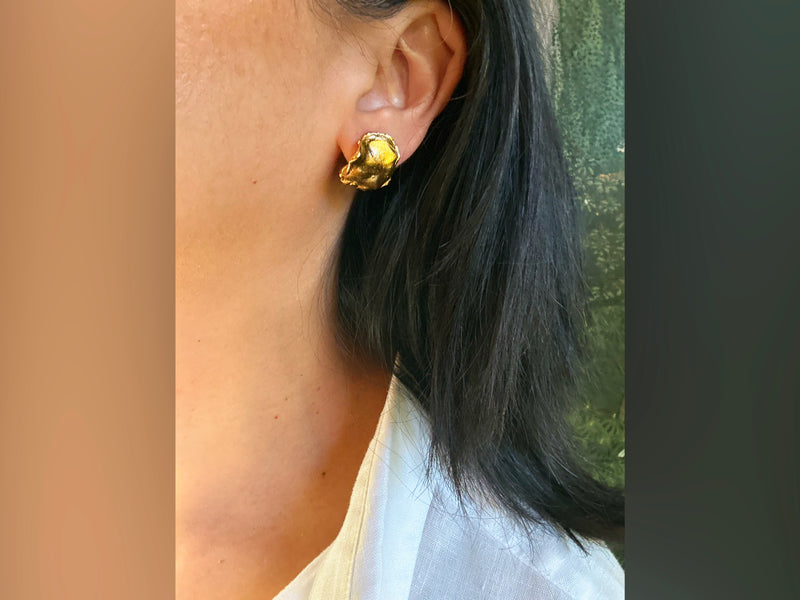 Foil Gold Earrings