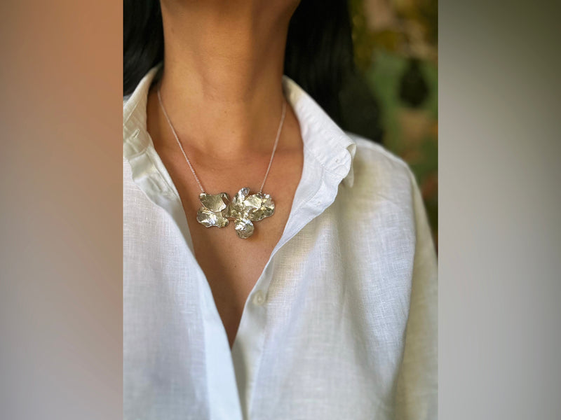 Jade Yang Silver Necklace