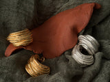 Fluted Crescent Hoops