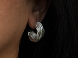 Fluted Crescent Hoops