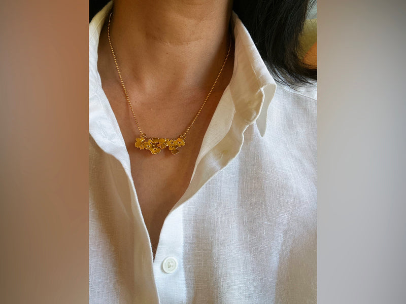 Speckled Gold Pendant