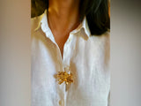 Starburst Gold Pendant