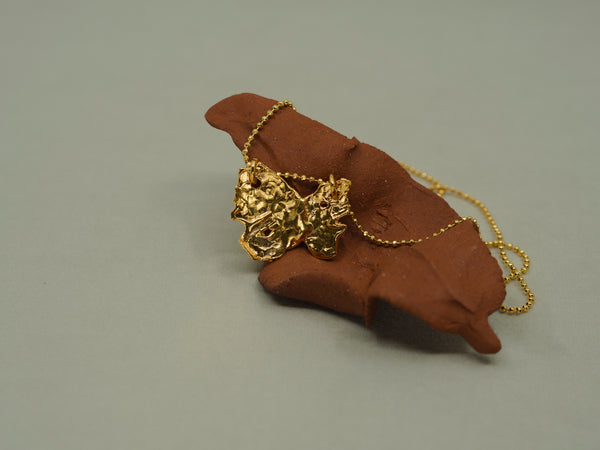 Flutter Gold Pendant