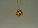 Rosette Gold Pendant