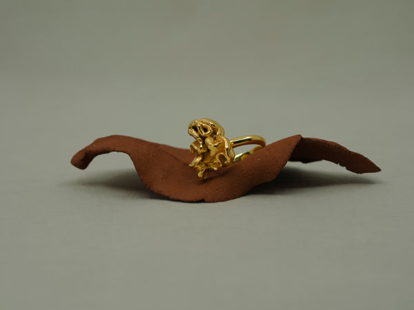 Cocoon Gold Ring
