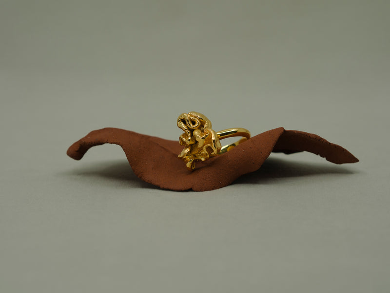 Cocoon Gold Ring