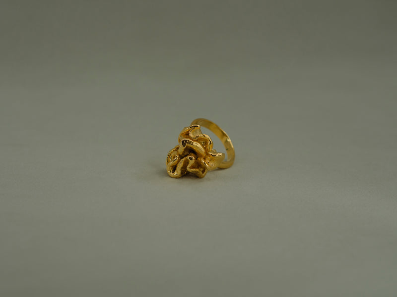 Cocoon Gold Ring