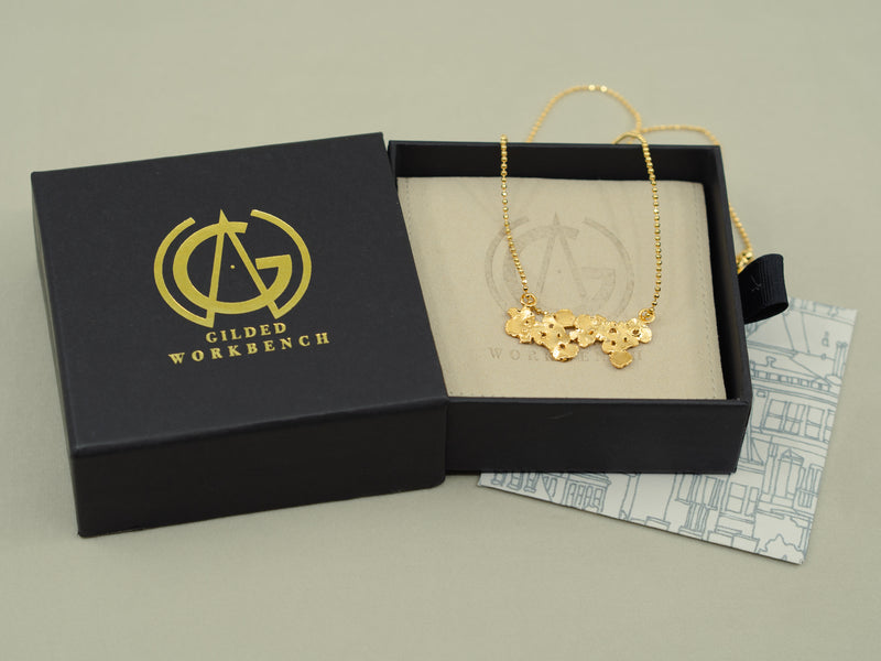 Speckled Gold Pendant