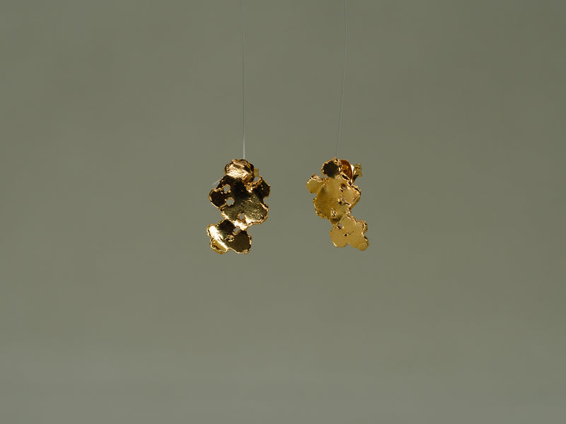 Speckled Gold Studs