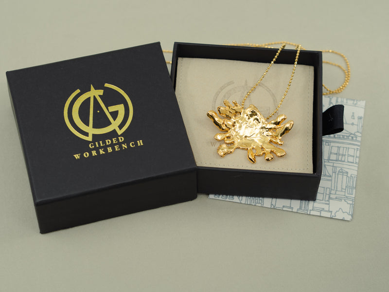 Starburst Gold Pendant