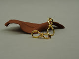 Knotted Gold Earrings