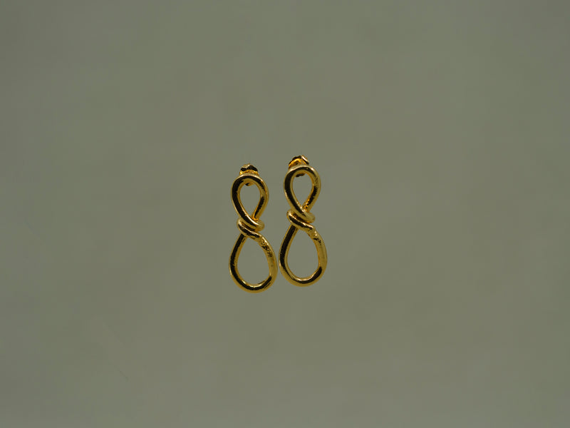 Knotted Gold Earrings