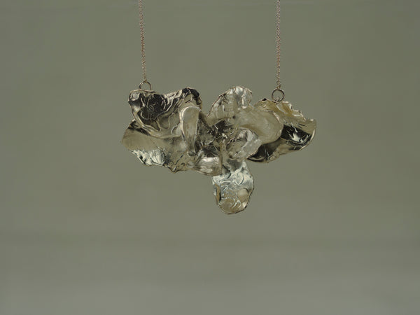 Jade Yang Silver Necklace