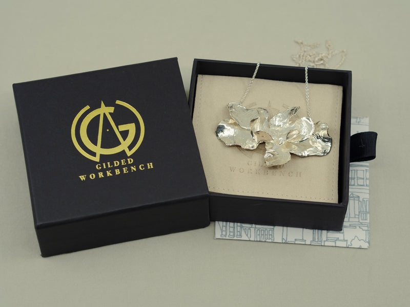 Jade Yang Silver Necklace