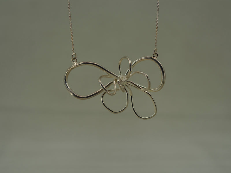 Jade Yin Silver Necklace