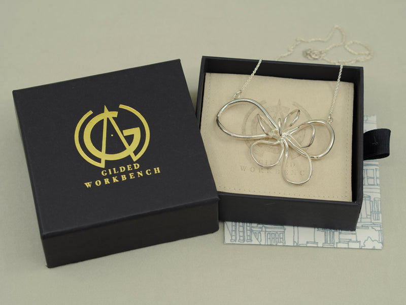 Jade Yin Silver Necklace